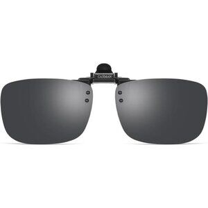 Polarized Clip On Sunglasses Flip Up Metal Rimless Sunglasses For Prescription